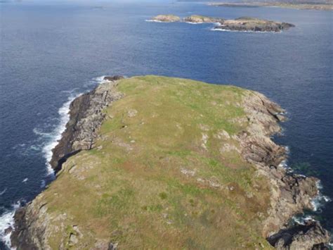 Deserted Irish Island With An Old Monastery Up For Sale