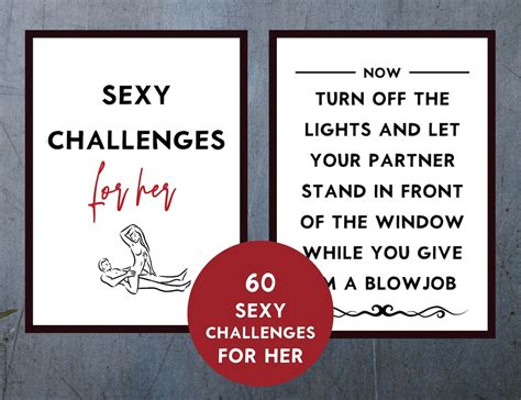 Sex Game 120 Sex Challenges Printable Kinky Game For Couples Etsy