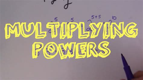 Multiplying Powers Youtube