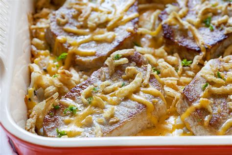 We have the perfect easy pork chop recipes that are quick enough to throw together any night of the week. Pork Chop Casserole - Grandma's Simple Recipes