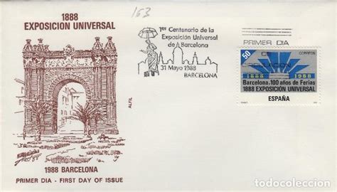 1988 Barcelona Exposicion Universal Sobre Comprar Sobres Primer