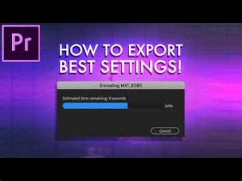 In the export as tab of premiere pro, choose h.264 in the video format and select a particular quality, it will directly be rendered to your pc. Export / Render Video - Adobe Premiere Pro CC 2019 - YouTube