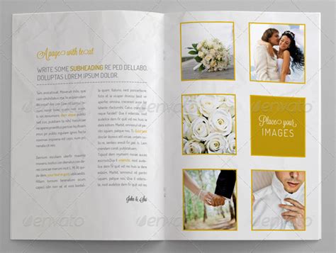 10 Gorgeous Wedding Brochure Design Templates Free Download Psd Pdf