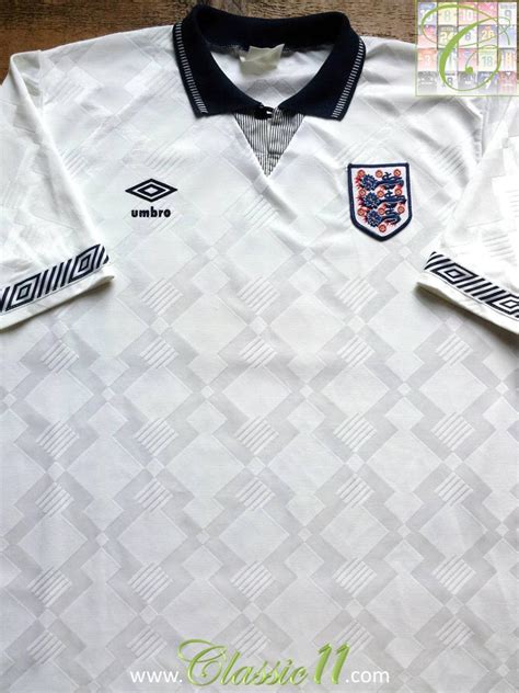 All 100% original and shipped from the uk. England Home football shirt 1990 - 1992.