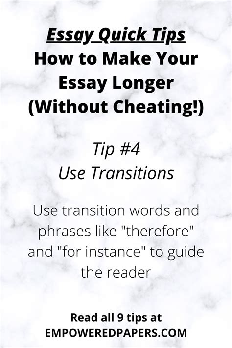 Meeting an essay's required page or word count can sometimes be a struggle, especially if you're juggling multiple papers or exams. Essay Quick Tips: How to Make Your Essay Longer (Without ...