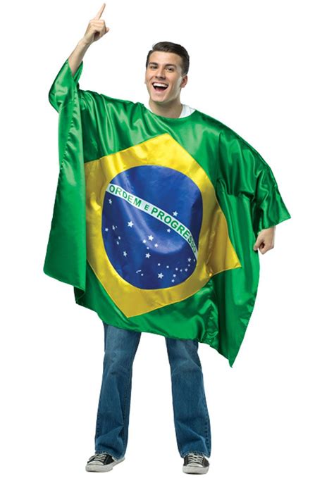 Adult Brazil Flag Tunic Funny Costumes Escapade Uk Rasta Imposta