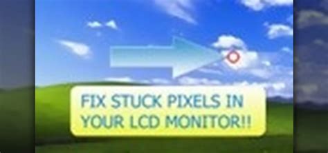 How To Fix Stuck Pixels On An Lcd Screen Tv Or Display Computer Hardware