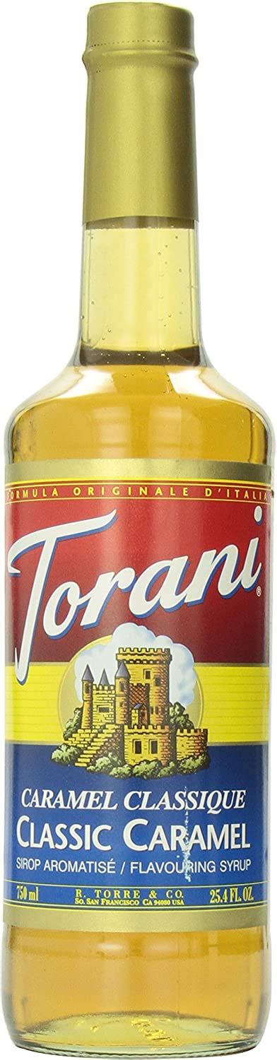Torani Classic Caramel Syrup Milliliters Amazon Ca Grocery