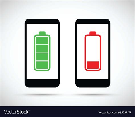 Cell Mobile Phone Battery Charging Icon Royalty Free Vector