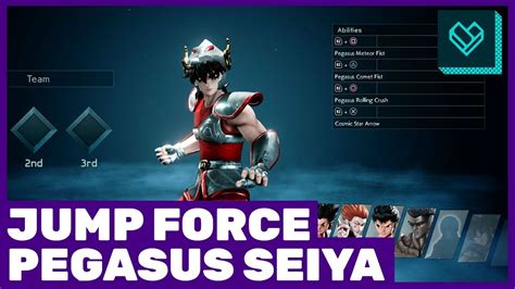 Jump Force Pegasus Seiya Gameplay Youtube
