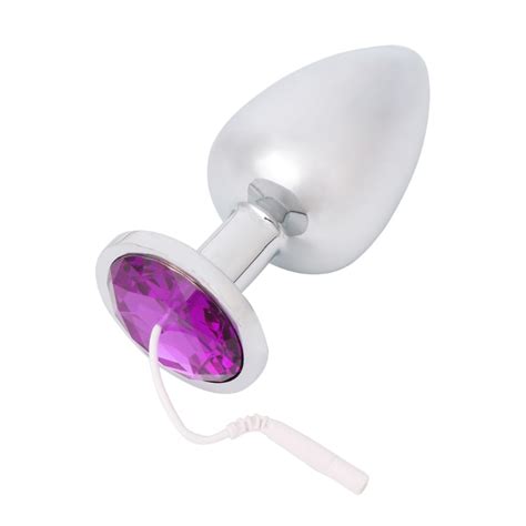 Electric Shock Anal Butt Plug Stainless Steel Electrical Stimulation Sex Toys In Anal Sex Toys