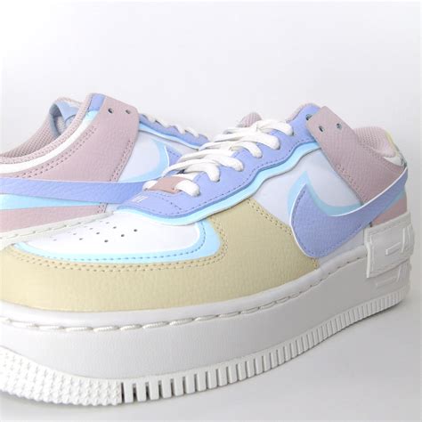 Air force one shadow outfit,white glacier blue ghost running shoes,casual shoes af1 sneakers. Nike Air Force 1 Shadow Glacier Blue / Pastel Blue