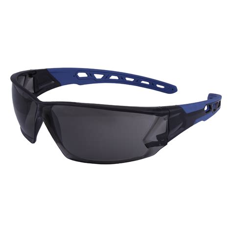 uci mawson sports style safety glasses with smoke lens protexmart