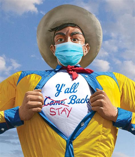 Big Tex Gets Makeover For Cancellation Of State Fair D Magazine
