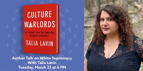 Author Talk On White Supremacy With Talia Lavin San Mateo County