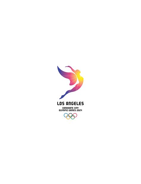 Los Angeles City Of Angels 2024 Olympic Bid Logo Unveiled Design Week