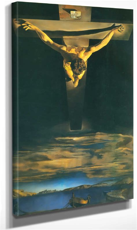 Christ Of St John Of The Cross 1951 By Salvador Dali Art Reproduction