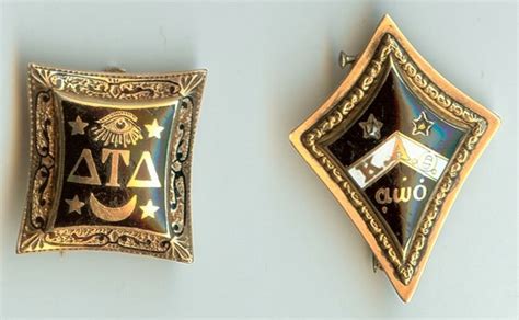 Kappa Alpha Theta And Delta Tau Delta Pins By Thefraternityguru