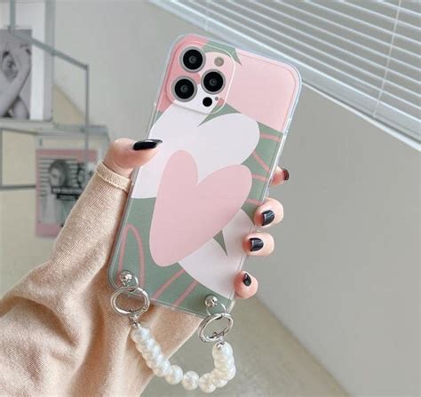 Cute Korean Iphone Cases With Strap For Iphone 12 11 Pro Max Etsy Uk