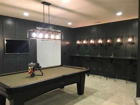 Modern, vintage, designer, skandinavisch, landhaus, retro Man Cave // Basement // Rec Room décor ideas for game room ...