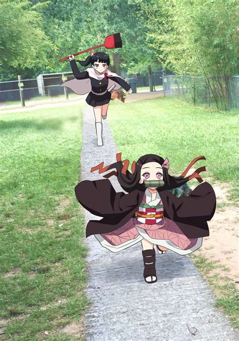 Smol Nezuko Run Anime Demon Anime Funny Slayer Anime