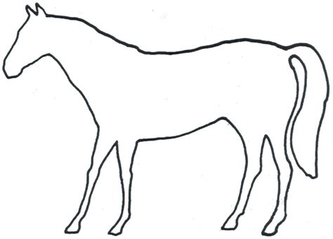 Running Horse Outline Clipart Panda Free Clipart Images