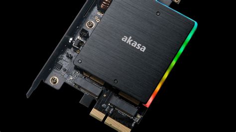 Therefore, you can't plug them in in same port. Akasa: M.2-PCIe-Adapter für zwei SSDs mit Kühler und RGB ...