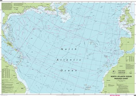 Depth Chart Atlantic Ocean