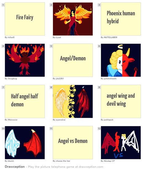 Fire Fairy Drawception