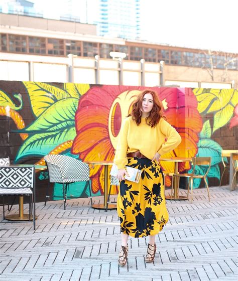 Wear It Yellow On Yellow Monochromatic Spring Outfit Recreate The Look