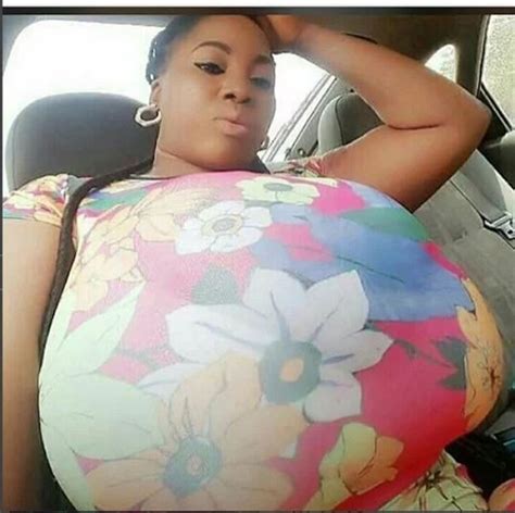 Nigerian Ladys Blessed With A Gigantic Boobs Cause Stir On Instagram