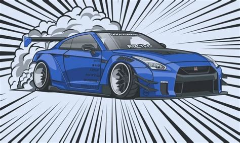 Crayonshd I Will Draw Your Car Into Colorful Vector Cartoon For 10 On