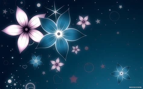 Fantasy Flowers Wallpaper Abstract Flowers Cool Background Designs