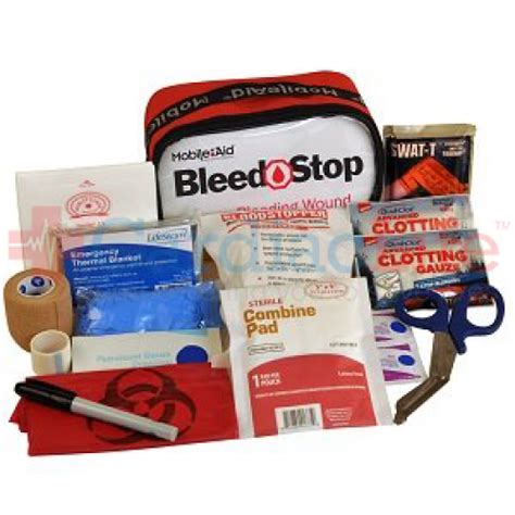 Bleedstop Single 100 Ir Bleeding Wound Trauma Kit