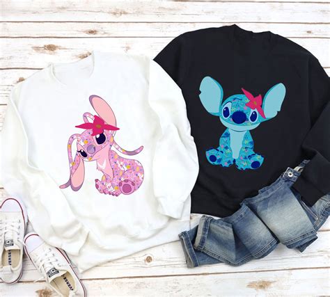 Disney Angel Shirt Stitch Angel Shirt Lilo And Stitch Shirt Etsy
