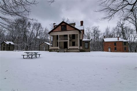 Bailly Homestead In Winter Ghrae Scale Photography