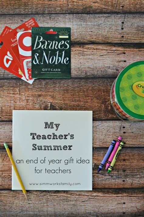 This year especially, they have adapted to have lessons via zoom, changed their kitchens into virtual classrooms, worked hard. End of Year Teacher Gifts: Summer Book of Gift Cards