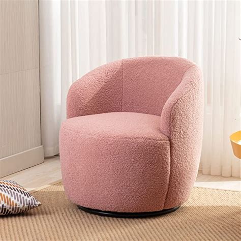 Amazon Com Calabash Small Swivel Barrel Chair Swivel Chairs For Living Room Accent Round