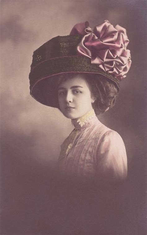 a beautiful edwardian lady in a lovely hat victorian hats victorian women images vintage