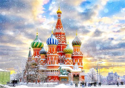 Puzzle Catedral de São Basílio Moscou 1 000 peças Puzzle Mania pt