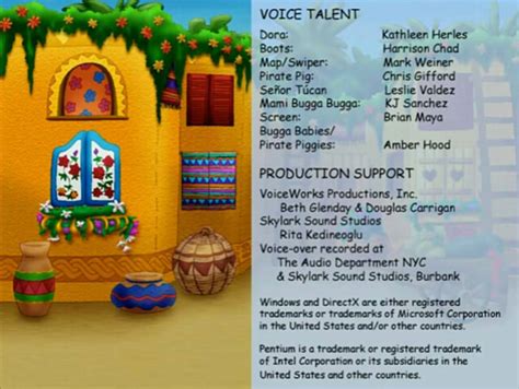 Dora The Explorer Lost City Adventure 2002 Behind The Voice Actors