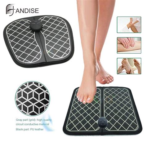 Electric Ems Foot Massage Wireless Feet Acupuncture Stimulator Abs Physiotherapy Revitalizing