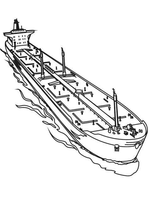 Printable Cargo Ship Coloring Pages Cargo Ship Page Coloring Pages