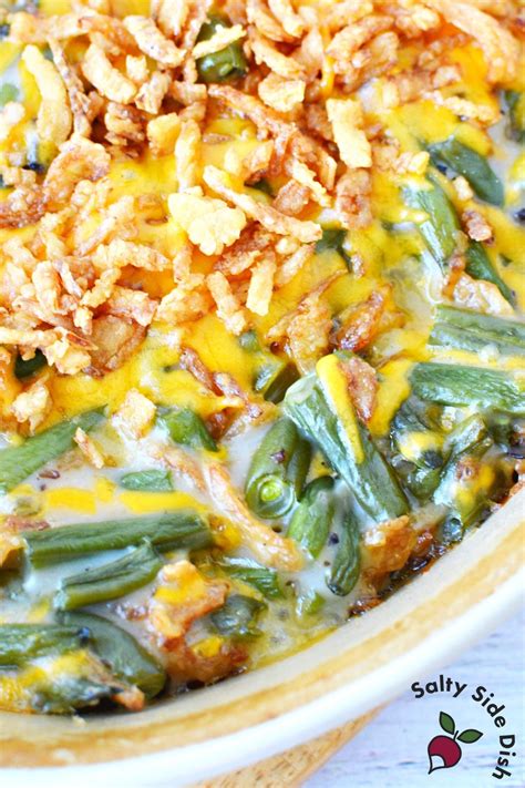 Green Bean Casserole With Fresh Green Beans Easy Side Dishes