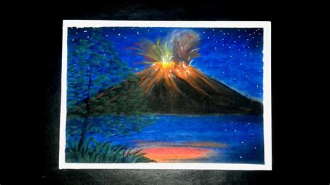 In this free download, you'll learn the basics of painting with oil pastels. Cara menggambar lukisan pemandangan alam dan gunung api ...