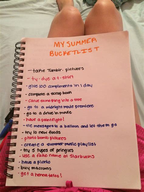 My Summer Bucket List Inspired By Beautywithjade5 Summer Bucket