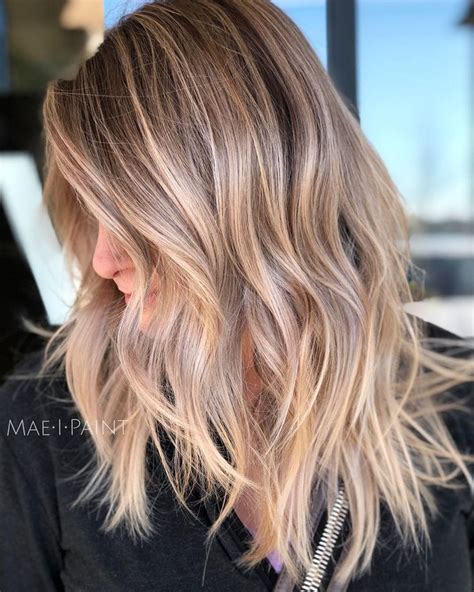 Gentle Ash Blonde Balayage Cool Ash Blonde Ombre Hair Color Hair