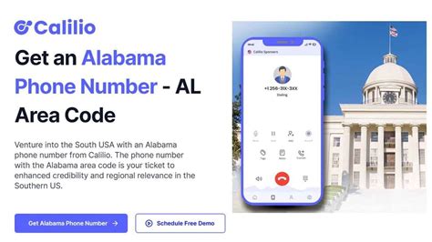 Buy An Alabama Phone Number Al Area Code Solutions