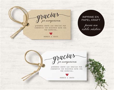 Etiquetas Agradecimiento Tarjetas De Agradecimiento Boda Etiquetas