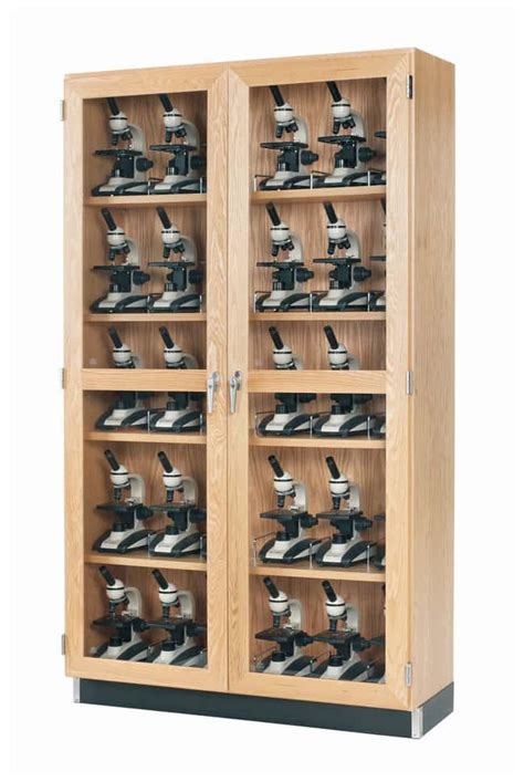Diversified Spaces Microscope Storage Cabineteducation Supplies
